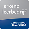ECABO erkend leerbedrijflogo Door Van Weenen Bouwbedrijf