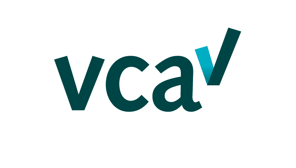 VCA-logo met blauwgroene en donkergroene kleuren door Van Weenen Bouwbedrijf
